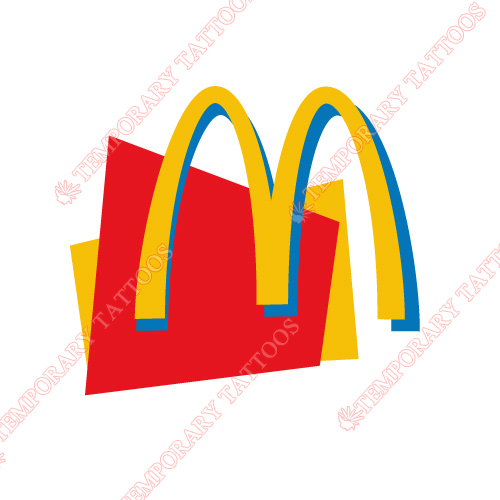 McDonalds Customize Temporary Tattoos Stickers NO.5557